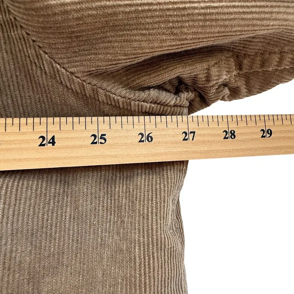 VTG Y2K Gap Corduroy Jacket Mens sz XL Tan Sherpa Lined Western Boho